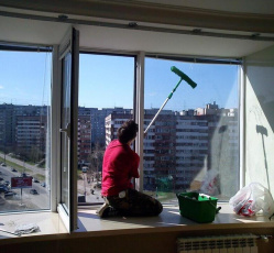 Мытье окон в однокомнатной квартире Шахунья